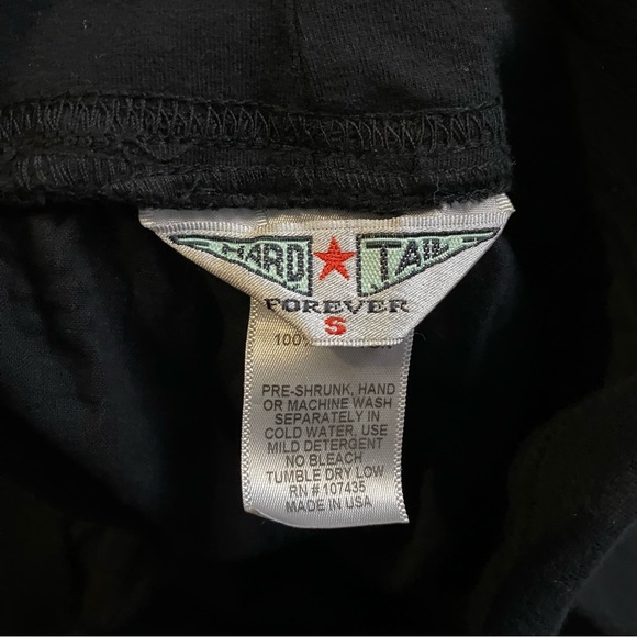 Vintage Hard Tail wide leg pants fold over waist lined 100 cotton embossed print - Picture 10 of 11